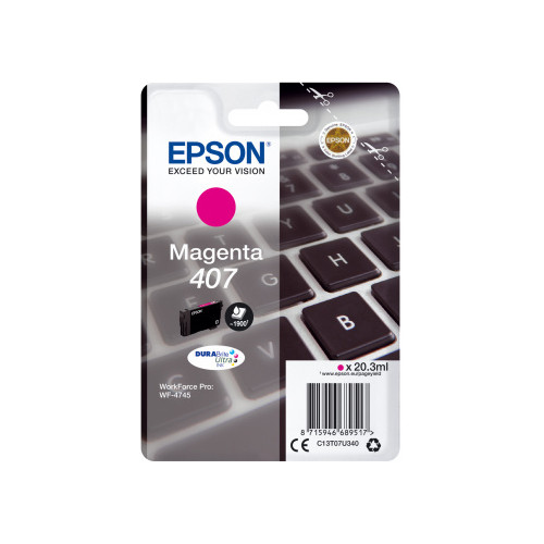 Tinta Epson 407 Magenta 20.3ml 1900...