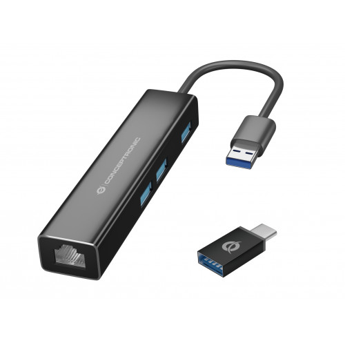 Hub CONCEPTRONIC USB-A a 3USB-A...