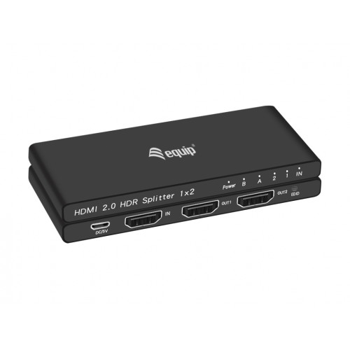 Splitter EQUIP 4K 1xHDMI In 2xHDMI...