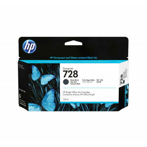Tinta HP DesignJet 728 Negro Mate...