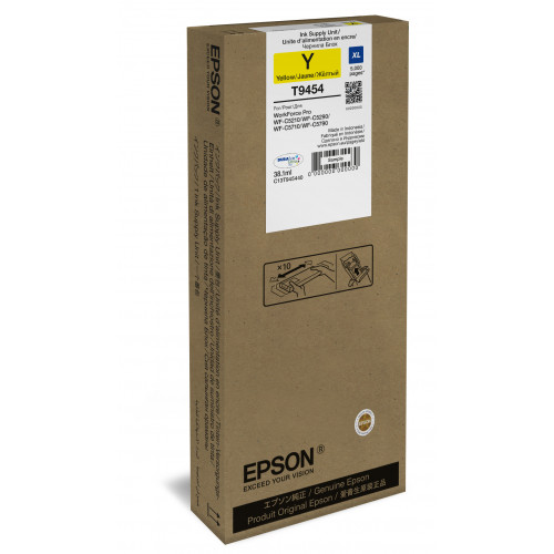Tinta Epson XL T9454 Amarillo 38.1ml...