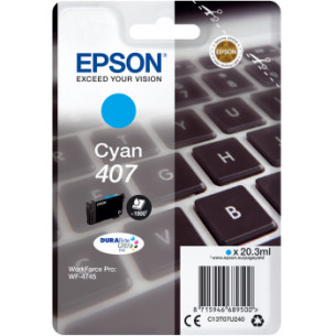 Tinta Epson 407 Cian 20.3ml...