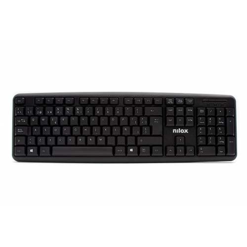 Teclado NILOX Compacto USB Negro...