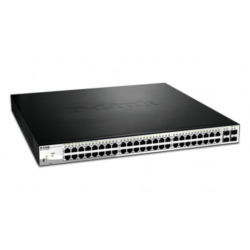 Switch D-Link 48xRJ45 GbE 4xSFP PoE...