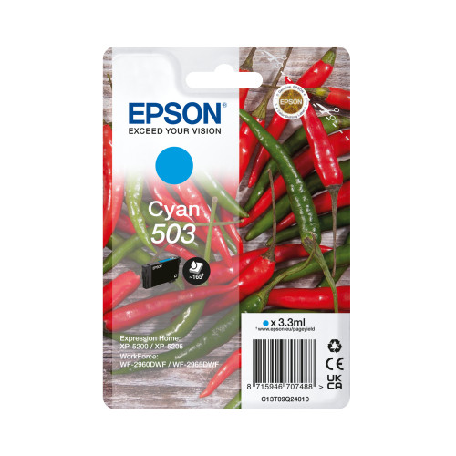 Tinta Epson 503 Cian 3.3ml...
