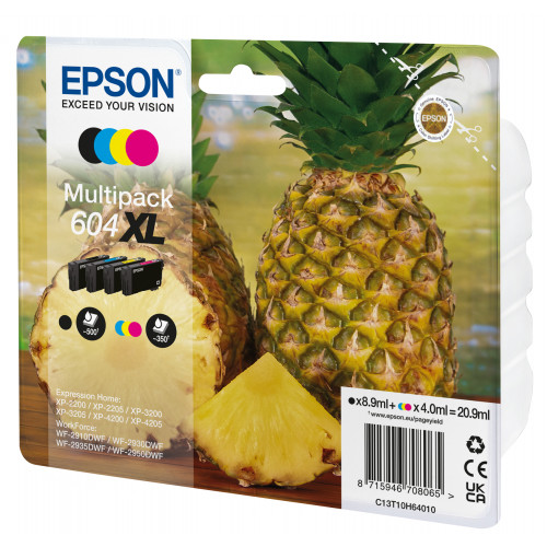 Tinta Epson 604XL Pack Negro/Tricolor...