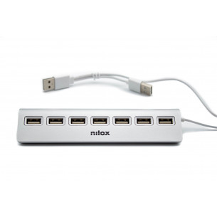 Hub NILOX USB 2.0 a 7xUSB...