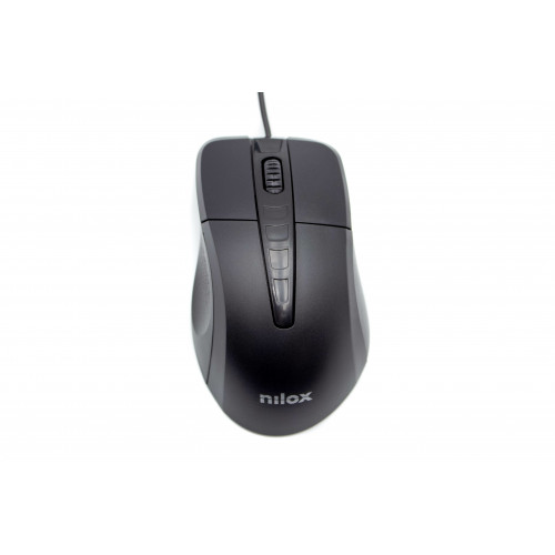 Ratón NILOX Óptico USB-A 1000dpi...
