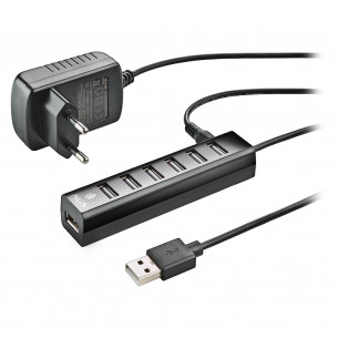 Hub NGS 7xUSB 2.0 Negro...