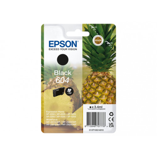Tinta Epson 604 Negro 3.4ml 150...