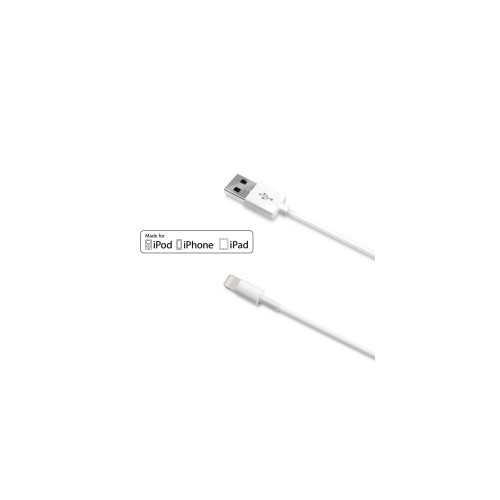 Cable CELLY Lightning 1m Blanco