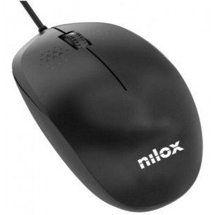 Ratón NILOX USB Cable Negro... 2