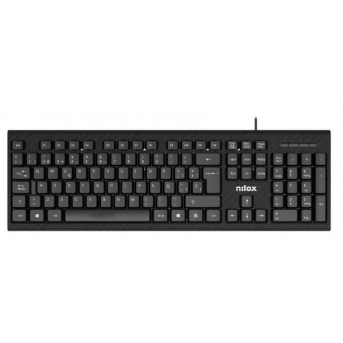 Teclado y Ratón NILOX USB Negro...