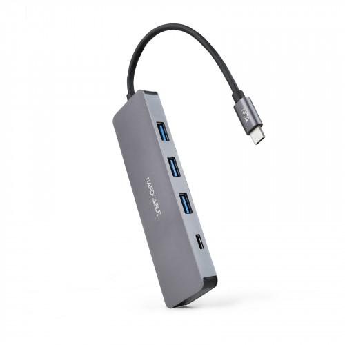 Hub Nanocable USB-C a 1xUSB-A/1xUSB-C...