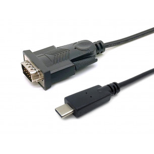 Cable EQUIP USB-C/M a RS232...