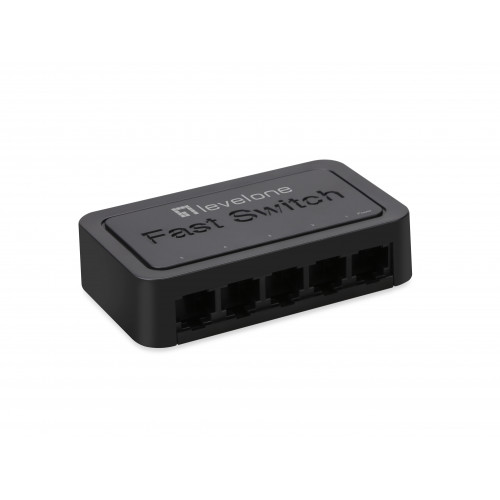 Switch LevelOne 5xRJ45 10/100 Negro...