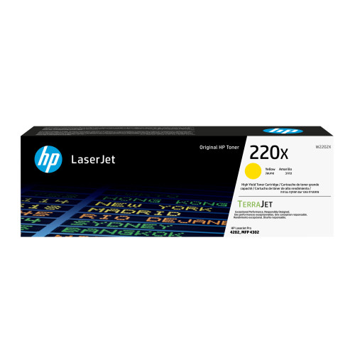 Toner HP LaserJet 220X Amarillo 5500...