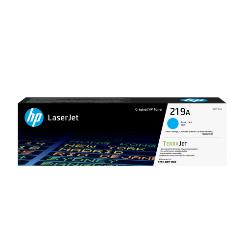 Toner HP LaserJet 219A Cian 1200...
