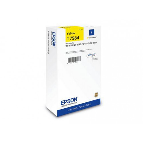 Tinta Epson T7564 Amarillo 14ml 1500...