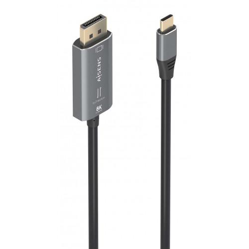 Conversor AISENS USB-C/M a DP/M 1.8m...