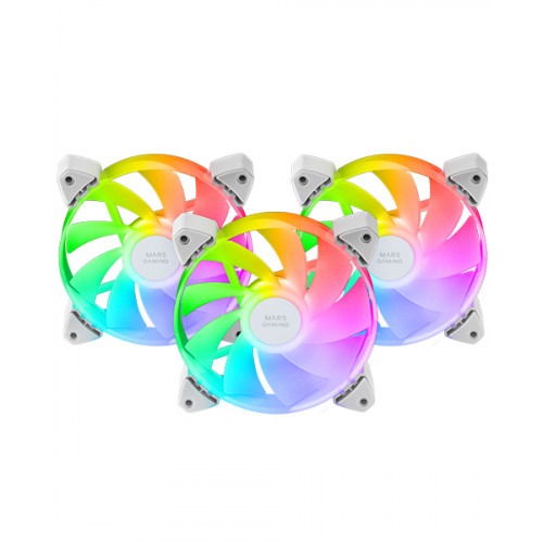 Ventilador Mars Gaming ARGB 3x120mm...