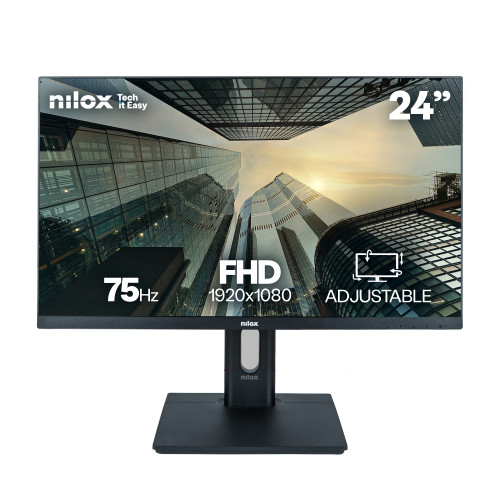 Monitor NILOX 24" IPS FHD 75Hz WebCam...