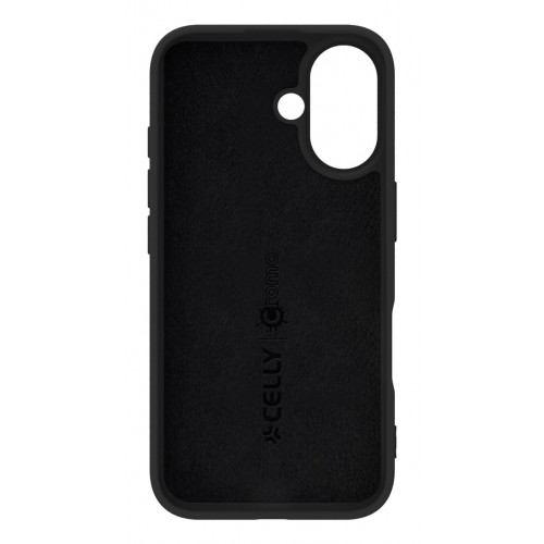 Funda CELLY Cromo iPhone 16 Negra