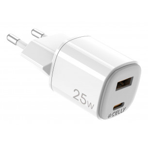 Cargador CELLY USB-A USB-C...