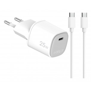 Cargador CELLY USB-C 25W +...
