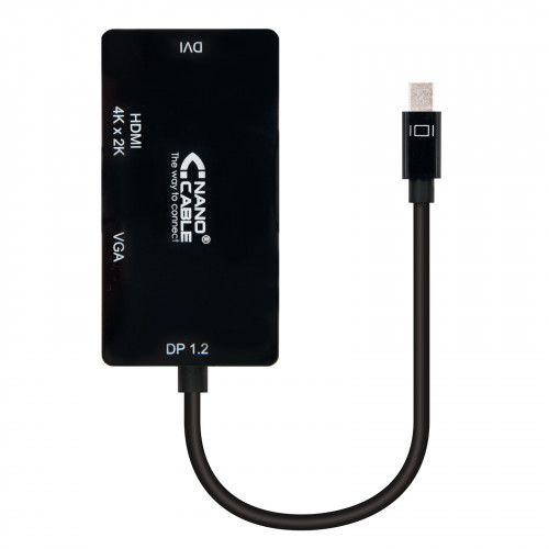 Nanocable Mini DP/M a VGA/DVI/HDMI/H...