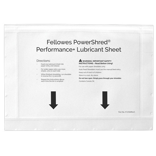 Hojas Lubricantes Fellowes para...