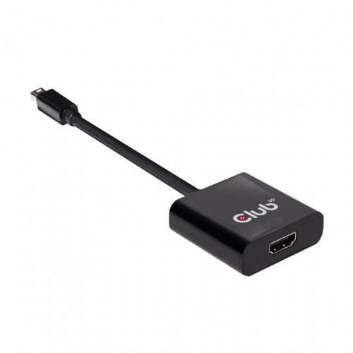 Adaptador Club 3D Mini DP a HDMI 15cm...