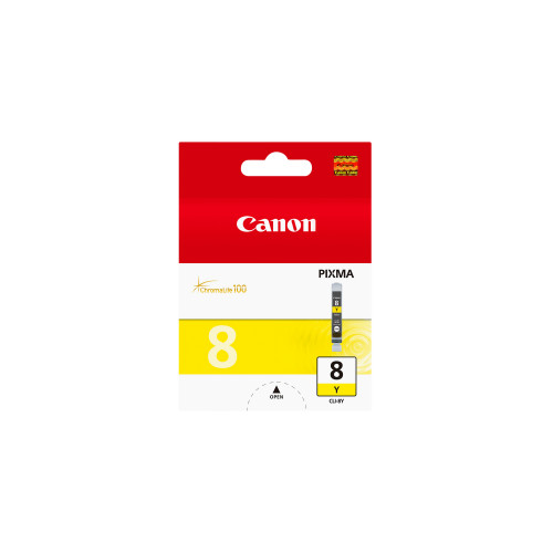 Tinta Canon CLI-8Y Amarillo 13ml...