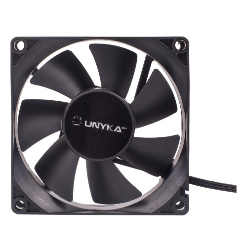 Ventilador UNYKA 80mm Negro