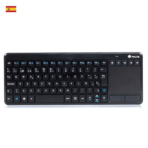 Teclado NGS Wireless 2.4GHz RF Negro...