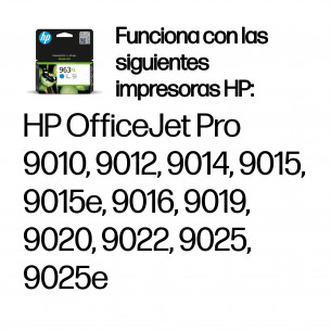 Tinta HP 963XL Cian 22.77ml... 2