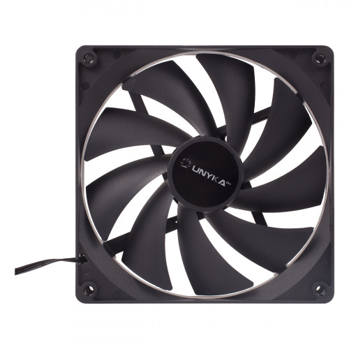 Ventilador UNYKA 140mm Negro (51790)