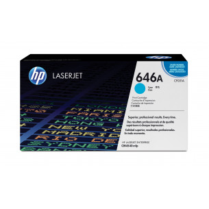 Toner HP LaserJet 646A Cian...