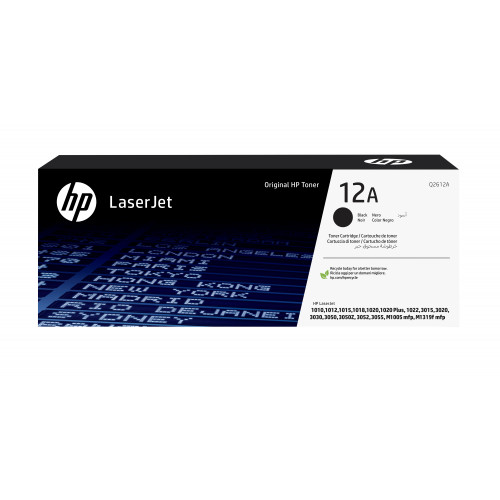 Toner HP LaserJet 12A Negro 2000...