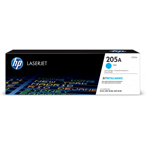 Toner HP LaserJet Pro 205A Cian 900...