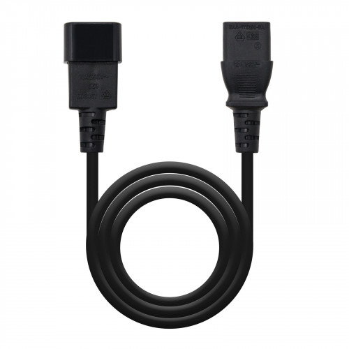 Nanocable C14/M a C13/H 1.5m Negro