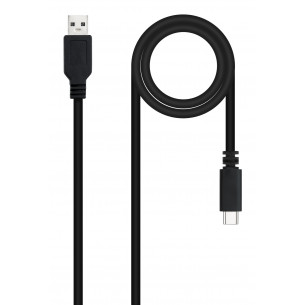 Nanocable USB-A/M a USB-C/M...