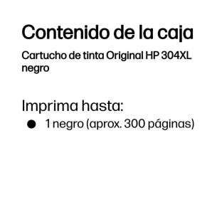 Tinta HP 304XL Negro 7ml... 2