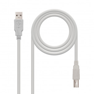 Nanocable USB-A/M a USB-B/M...