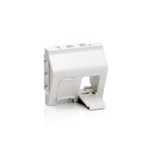 Roseta EQUIP para 2 Conectores Blanco...