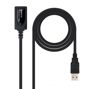 Nanocable USB-A/M a USB-A/H...