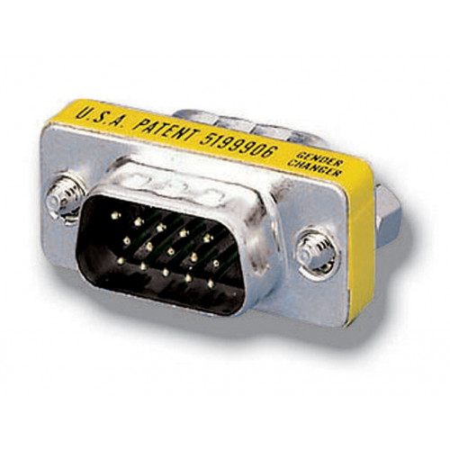 Adaptador EQUIP VGA/M a VGA/M Plata...