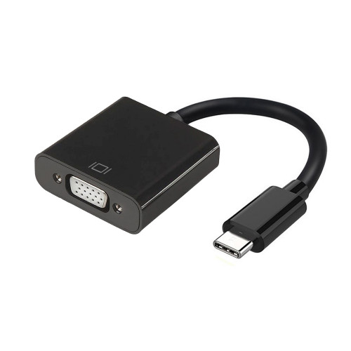 Cable AISENS USB-C/M a VGA/H 15cm Negro