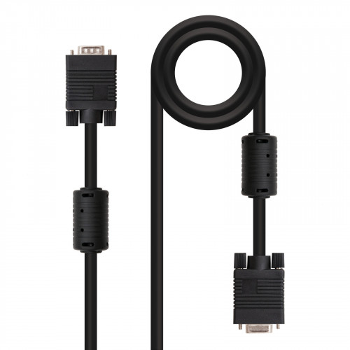 Nanocable VGA/M a VGA/H 1.8m Negro