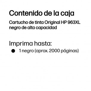Tinta HP 963XL Negro... 2